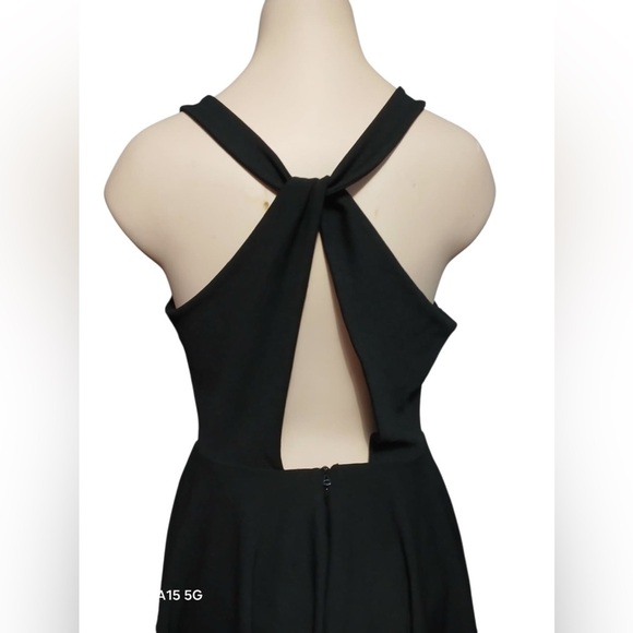 Lulu's Black Backless Dress - Picture 9 of 12